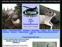 Tablet Screenshot of alaskabrownbearhunts.net